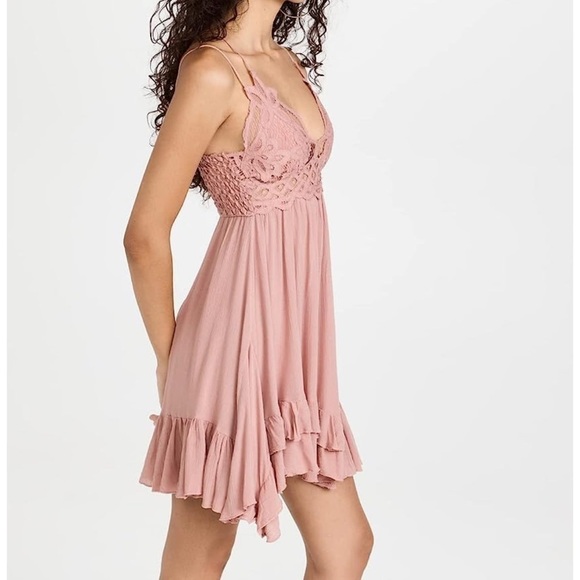 NWT - FREE PEOPLE - ADELLA SLIP COLOR ROSE - Picture 4 of 6